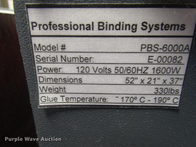 image for item EO9015 Professional Binding Systems paper binder