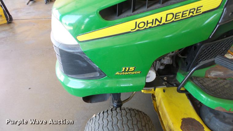 image for item ET9299 John Deere 115 lawn mower