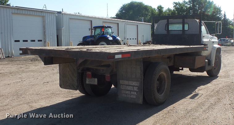 image for item EV9003 1976 GMC 6000 flat dump bed truck