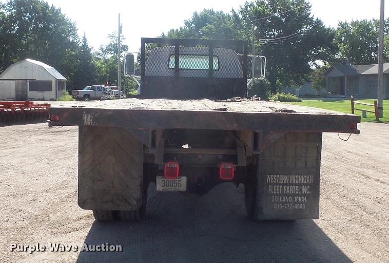 image for item EV9003 1976 GMC 6000 flat dump bed truck
