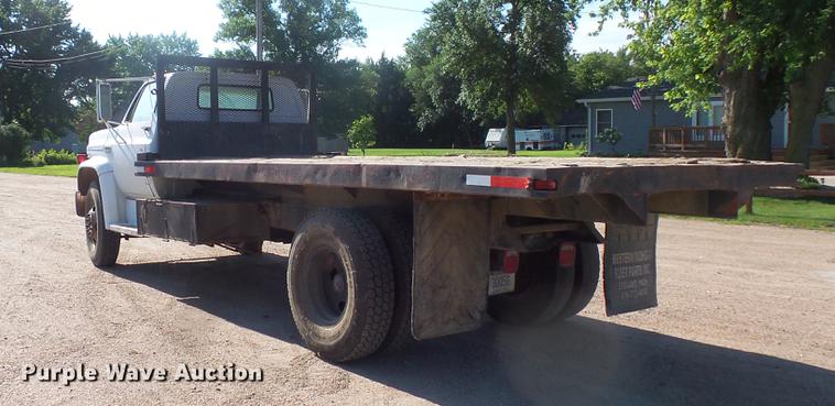 image for item EV9003 1976 GMC 6000 flat dump bed truck