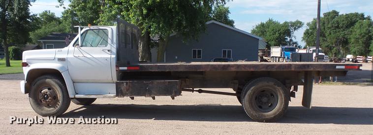 image for item EV9003 1976 GMC 6000 flat dump bed truck
