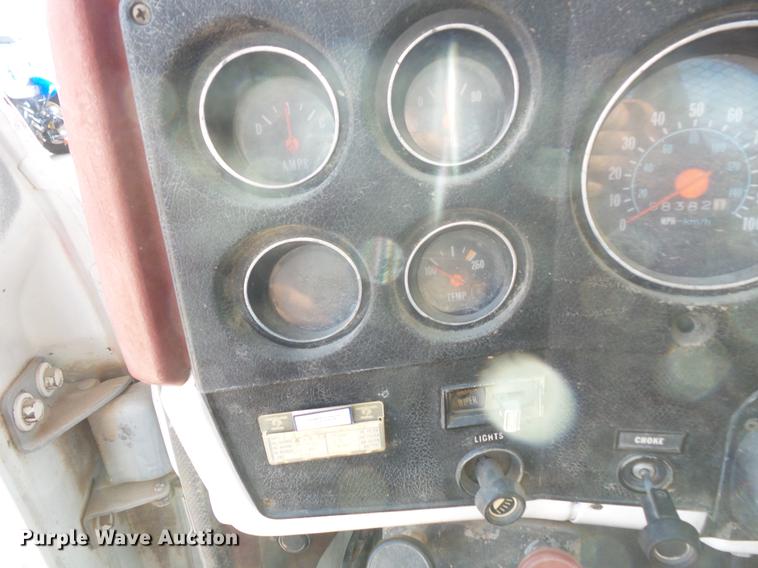 image for item EV9003 1976 GMC 6000 flat dump bed truck