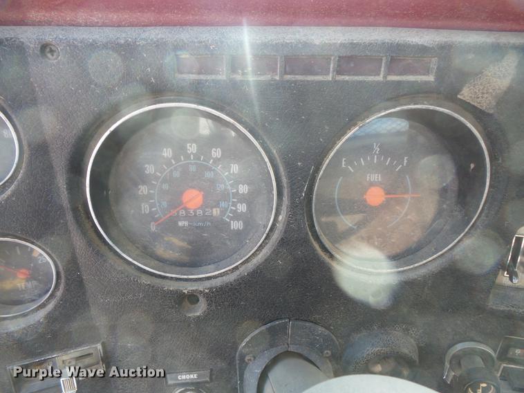 image for item EV9003 1976 GMC 6000 flat dump bed truck