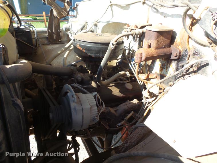 image for item EV9003 1976 GMC 6000 flat dump bed truck