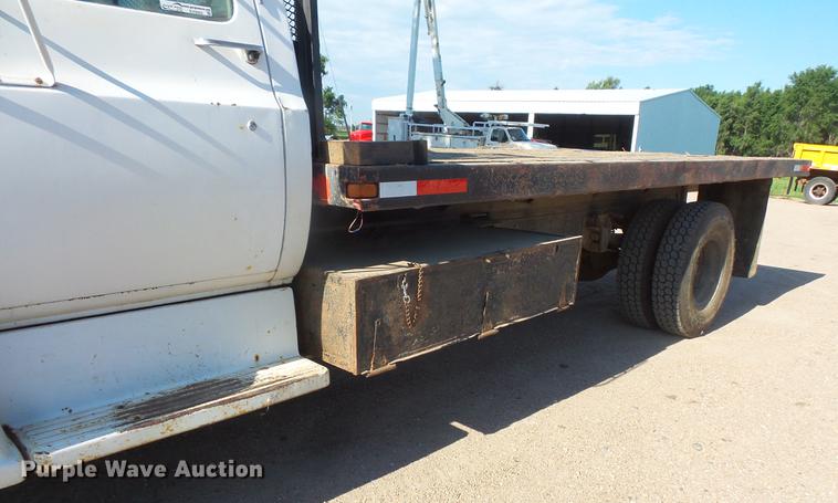 image for item EV9003 1976 GMC 6000 flat dump bed truck