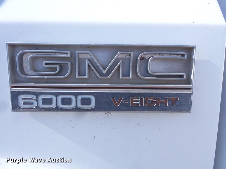 image for item EV9003 1976 GMC 6000 flat dump bed truck