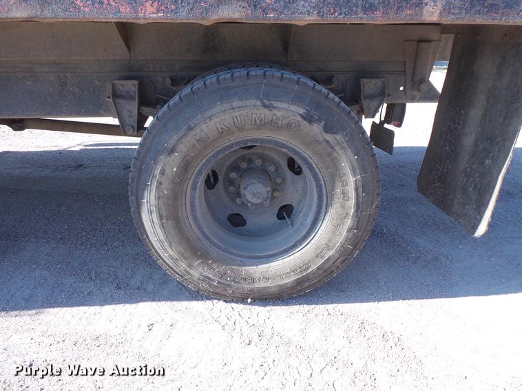 image for item EV9003 1976 GMC 6000 flat dump bed truck