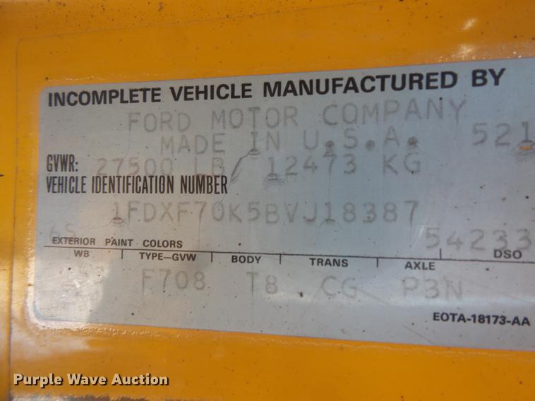 image for item EV9006 1981 Ford F700 dump truck