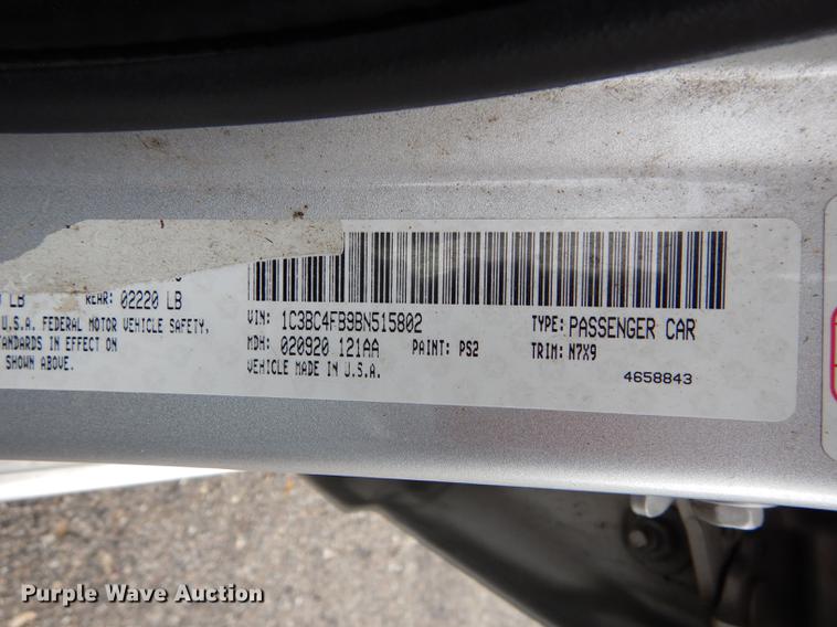 image for item DE1782 2011 Chrysler 200
