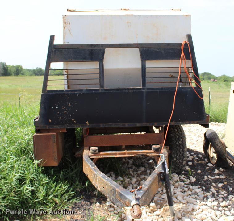 image for item BE9328 Shop built feed box trailer