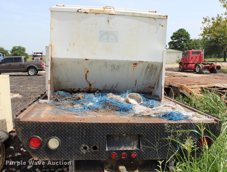 image for item BE9328 Shop built feed box trailer