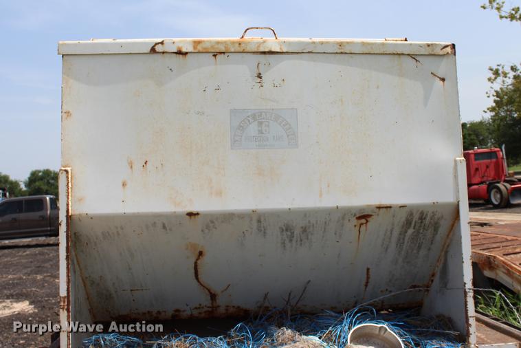 image for item BE9328 Shop built feed box trailer