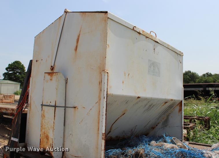 image for item BE9328 Shop built feed box trailer