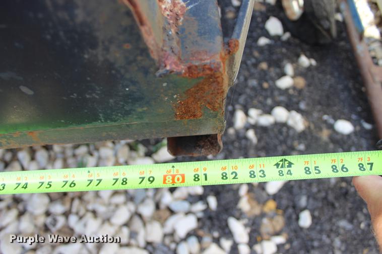 image for item BE9328 Shop built feed box trailer