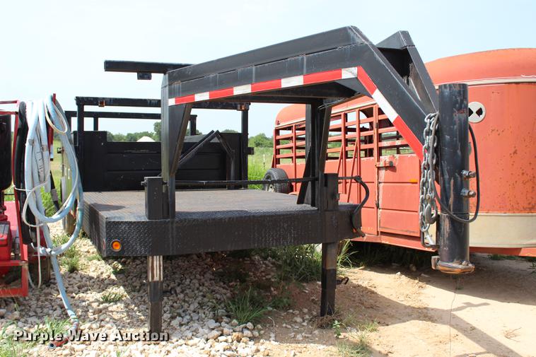 image for item BE9329 Shop built service bed trailer