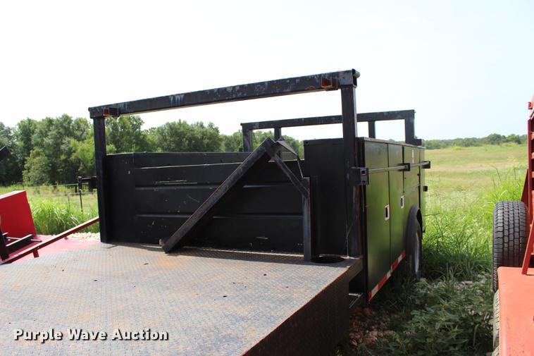 image for item BE9329 Shop built service bed trailer