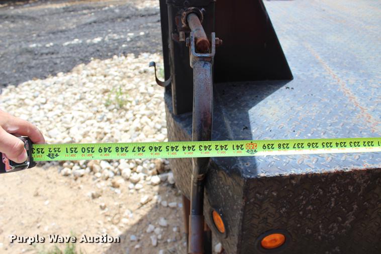 image for item BE9329 Shop built service bed trailer