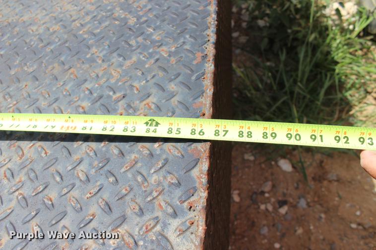 image for item BE9329 Shop built service bed trailer