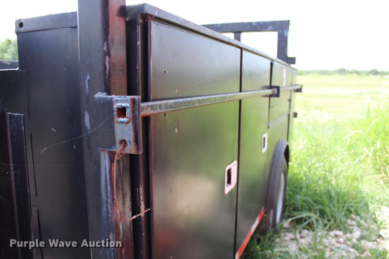 image for item BE9329 Shop built service bed trailer