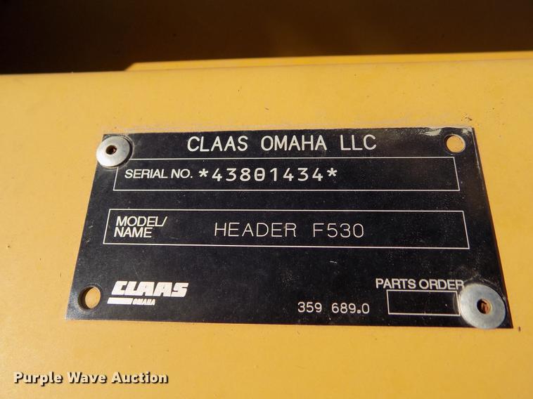 image for item DB9247 Claas F530 flex head