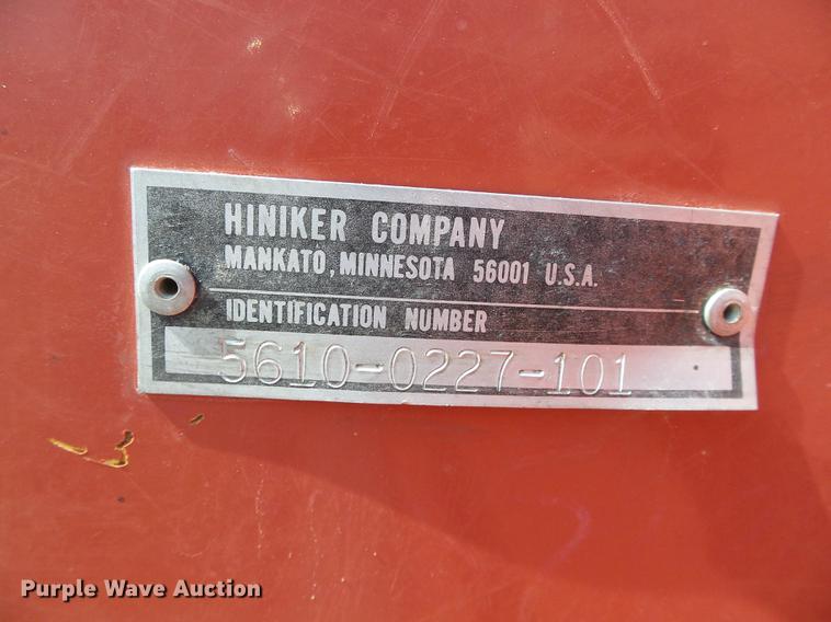 image for item DD5802 Hiniker 5610 windrower