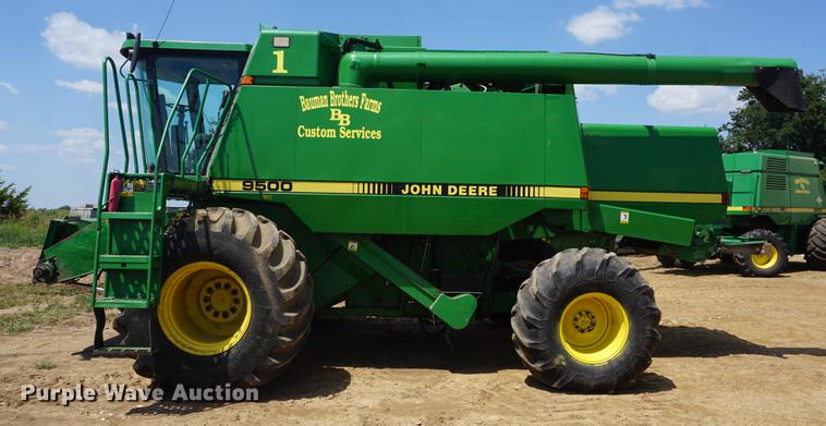 image for item DD7812 1989 John Deere 9500 RWA combine