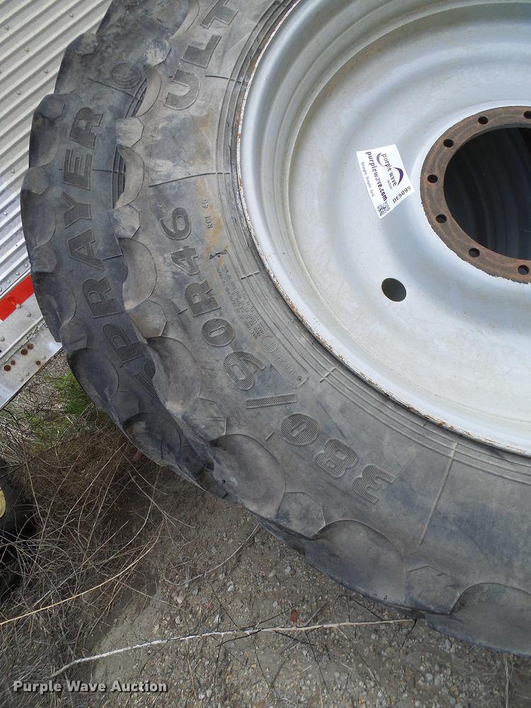 image for item DE5099 (3) Goodyear 380/90R46 tires and wheels