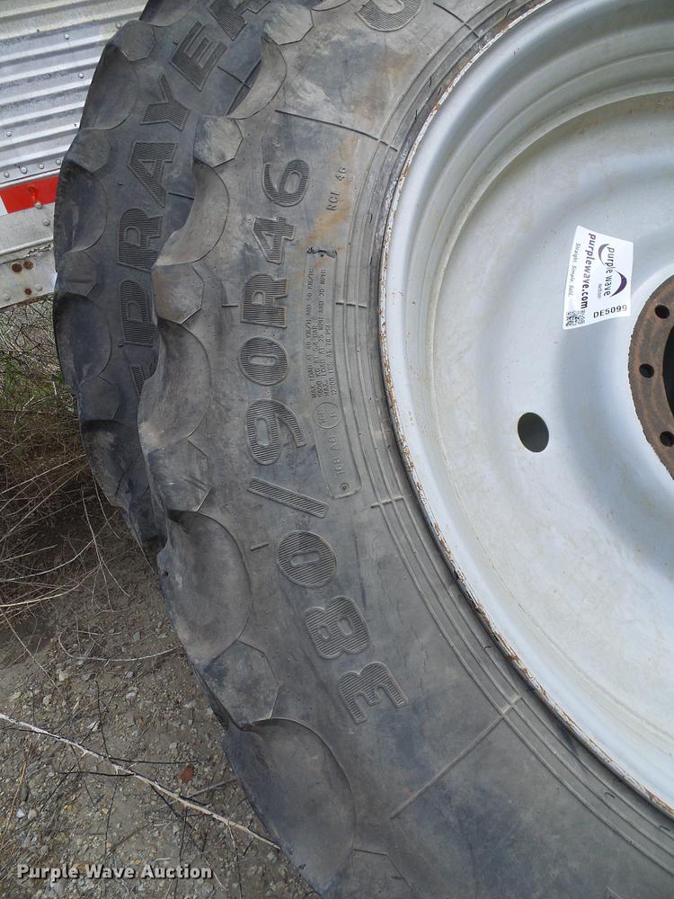 image for item DE5099 (3) Goodyear 380/90R46 tires and wheels