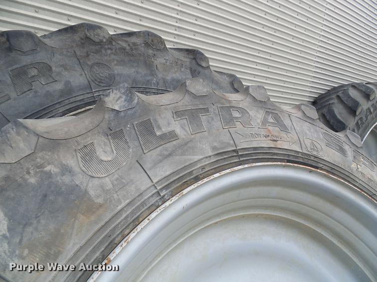 image for item DE5099 (3) Goodyear 380/90R46 tires and wheels