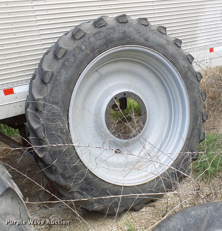 image for item DE5099 (3) Goodyear 380/90R46 tires and wheels