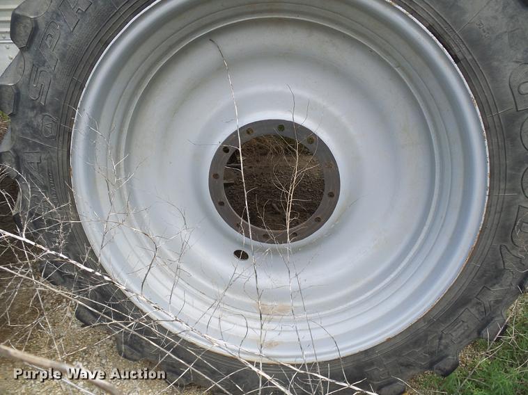 image for item DE5099 (3) Goodyear 380/90R46 tires and wheels