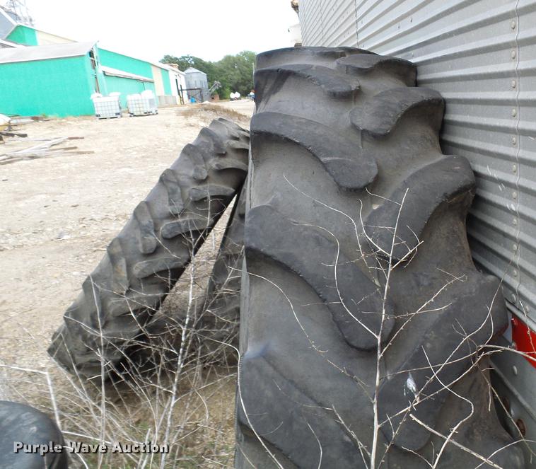 image for item DE5099 (3) Goodyear 380/90R46 tires and wheels