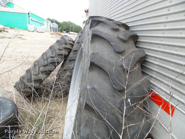 image for item DE5099 (3) Goodyear 380/90R46 tires and wheels