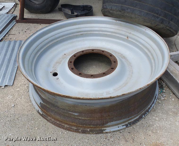 image for item DE5099 (3) Goodyear 380/90R46 tires and wheels