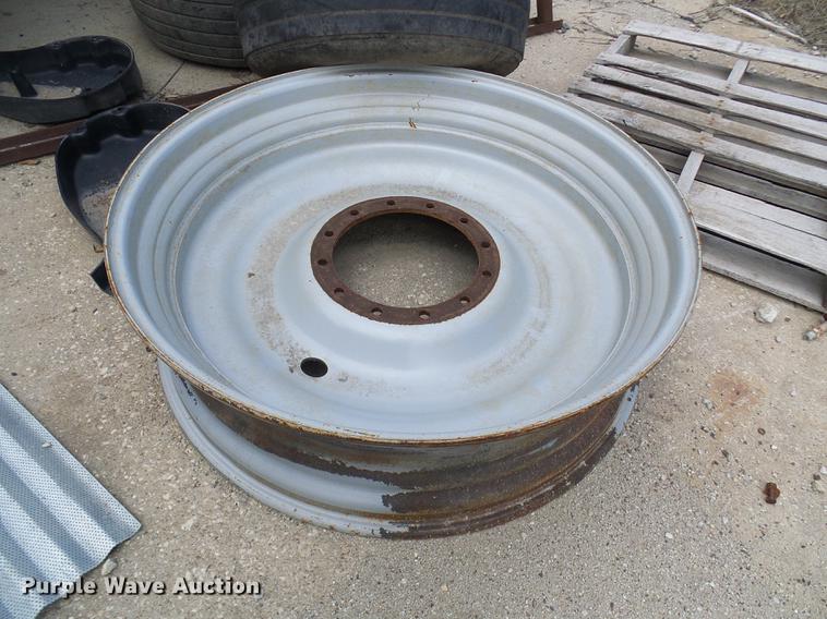 image for item DE5099 (3) Goodyear 380/90R46 tires and wheels