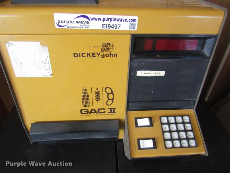 image for item EI9497 Dickey-John GACII grain analysis computer moisture tester