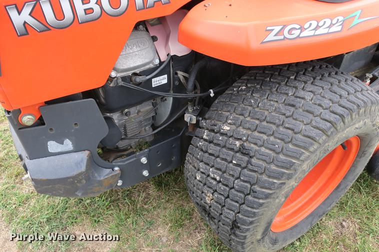 image for item EK9677 Kubota ZG222 ZTR lawn mower