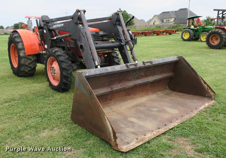 image for item EK9680 2002 Kubota M9000 MFWD Low Profile tractor