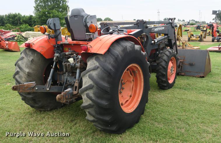 image for item EK9680 2002 Kubota M9000 MFWD Low Profile tractor