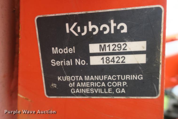 image for item EK9681 2004 Kubota M8200 MFWD tractor