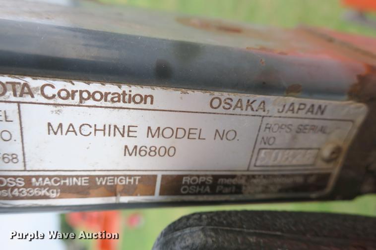 image for item EK9682 2003 Kubota M5700 MFWD tractor