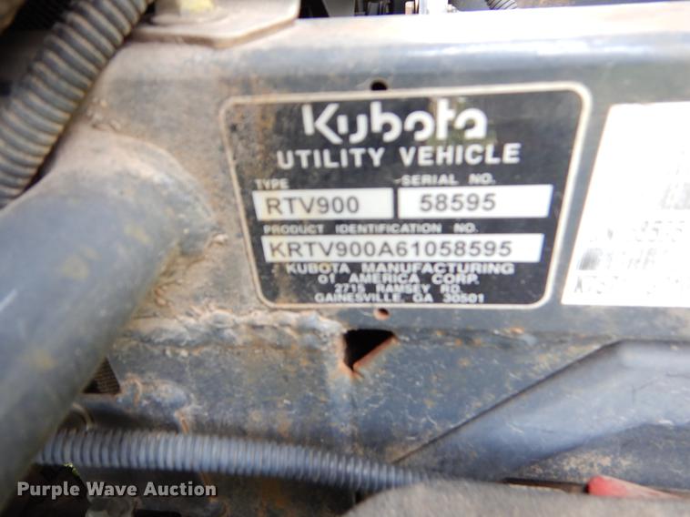 image for item EK9697 2006 Kubota RTV-900 utility vehicle