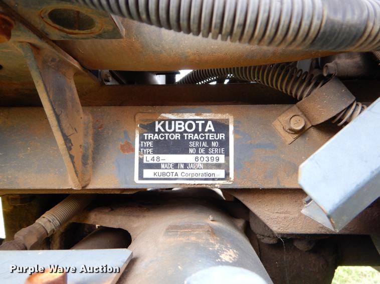 image for item EK9700 2005 Kubota L48 backhoe