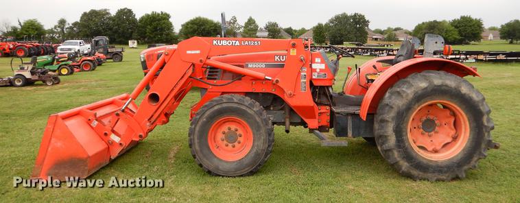 image for item EK9708 2002 Kubota M9000 MFWD Low Profile tractor