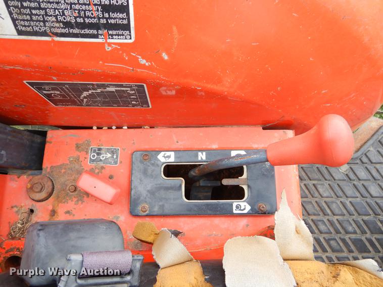 image for item EK9708 2002 Kubota M9000 MFWD Low Profile tractor