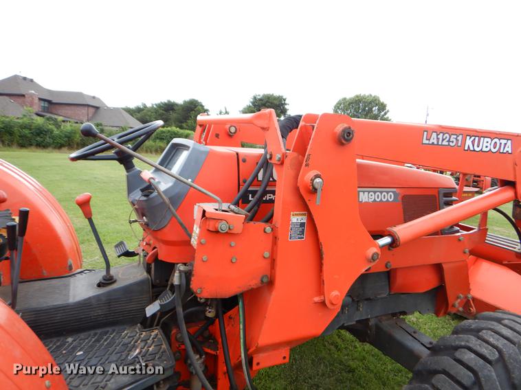 image for item EK9708 2002 Kubota M9000 MFWD Low Profile tractor