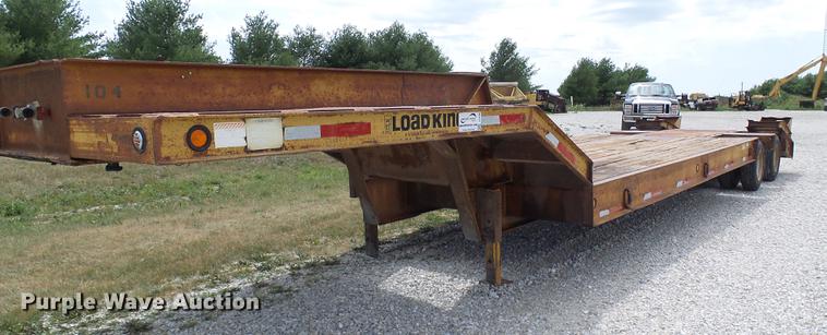 image for item DE5096 1998 Load King lowboy equipment trailer