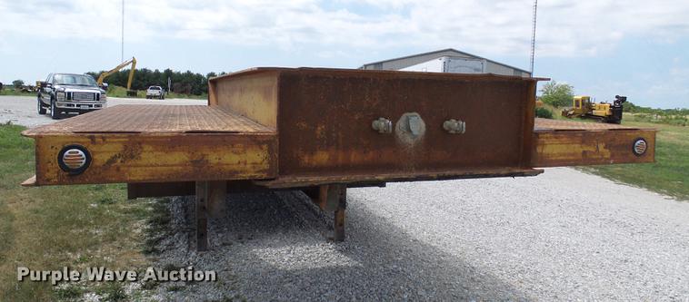 image for item DE5096 1998 Load King lowboy equipment trailer