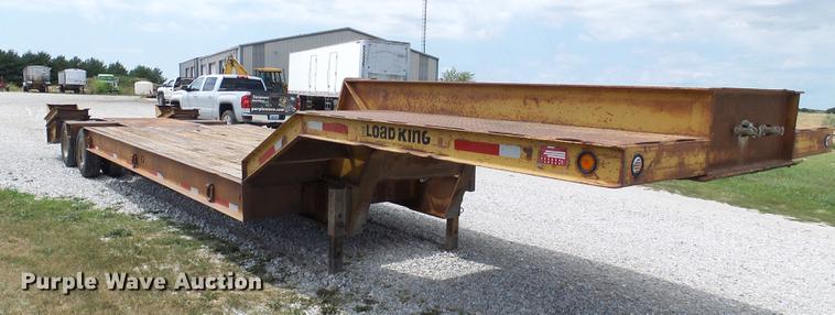 image for item DE5096 1998 Load King lowboy equipment trailer